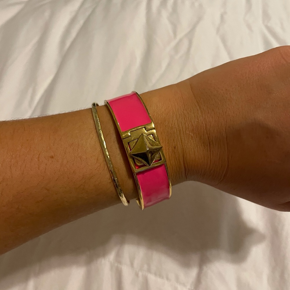 Bright pink Kate Spade Bangle